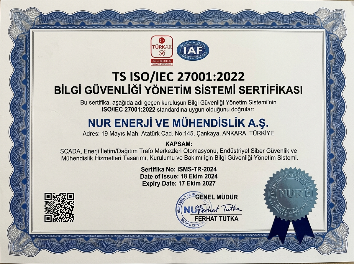ISO/IEC 27001:2022 Bilgi Güvenliği Yönetim Sistemi