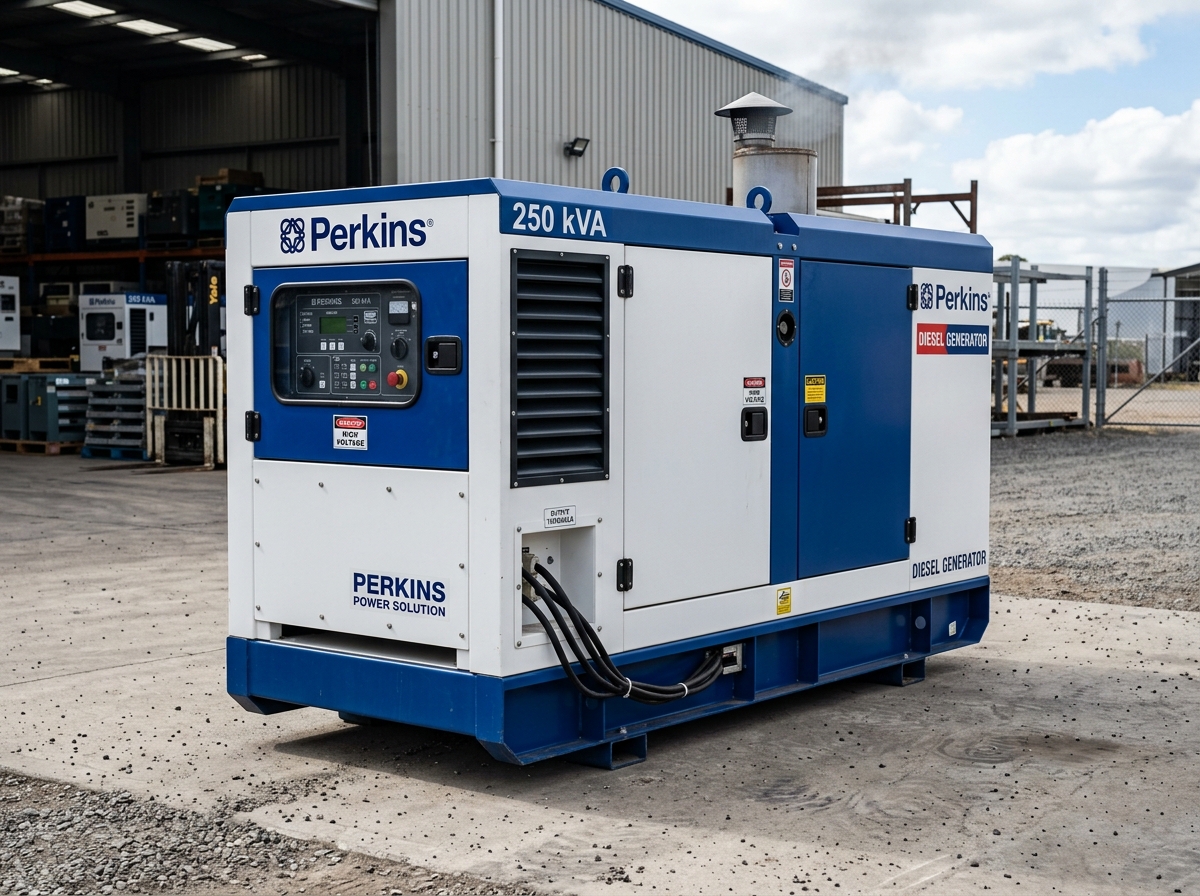 Perkins 250 kVA Otomatik Dizel Jeneratör
