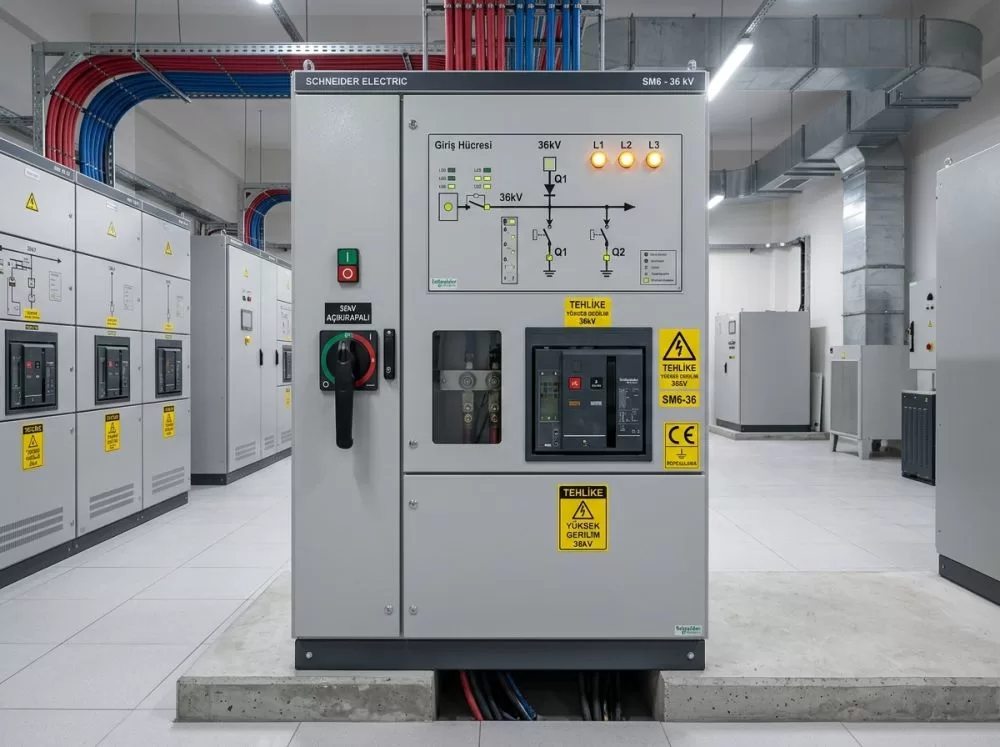 Schneider Electric SM6 36 kV Modüler Giriş-Çıkış Hücresi