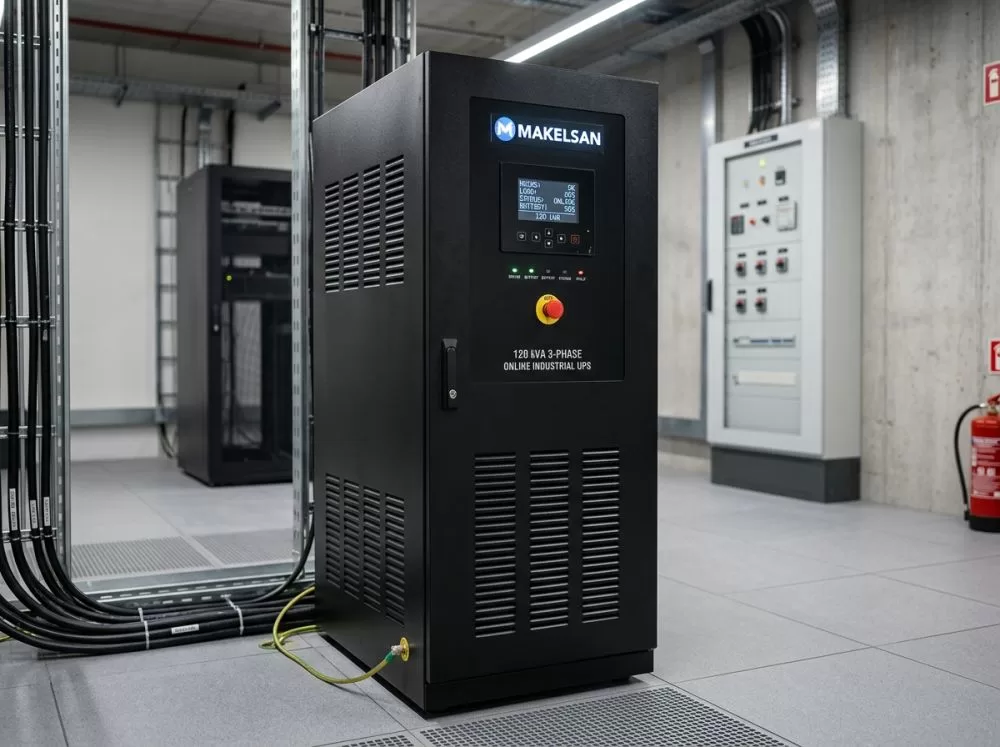 Makelsan 120 kVA 3 Faz Online Endüstriyel UPS